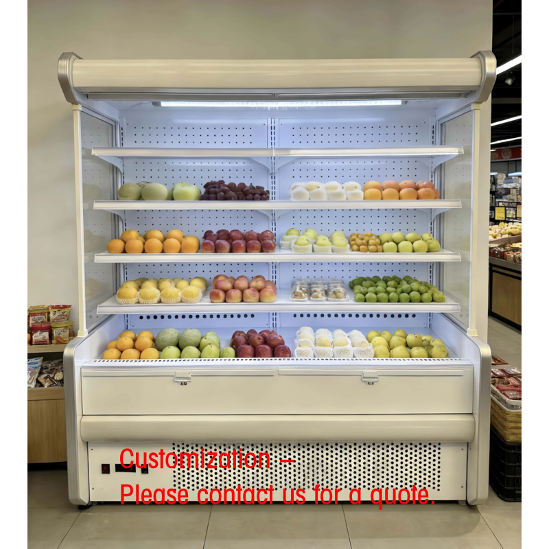 Commercial Chest Freezer - custom.Multi-Deck Open Showcase Grocery Display Refrigerator