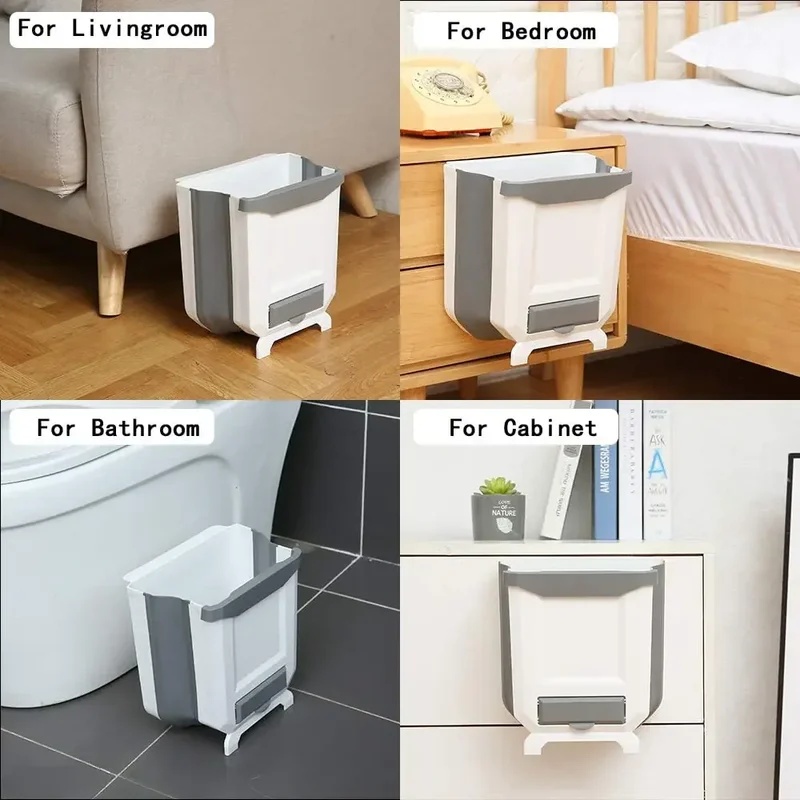 Wall‑Mounted Slim Collapsible  - Commercial Kitchen Bin 评论和价格