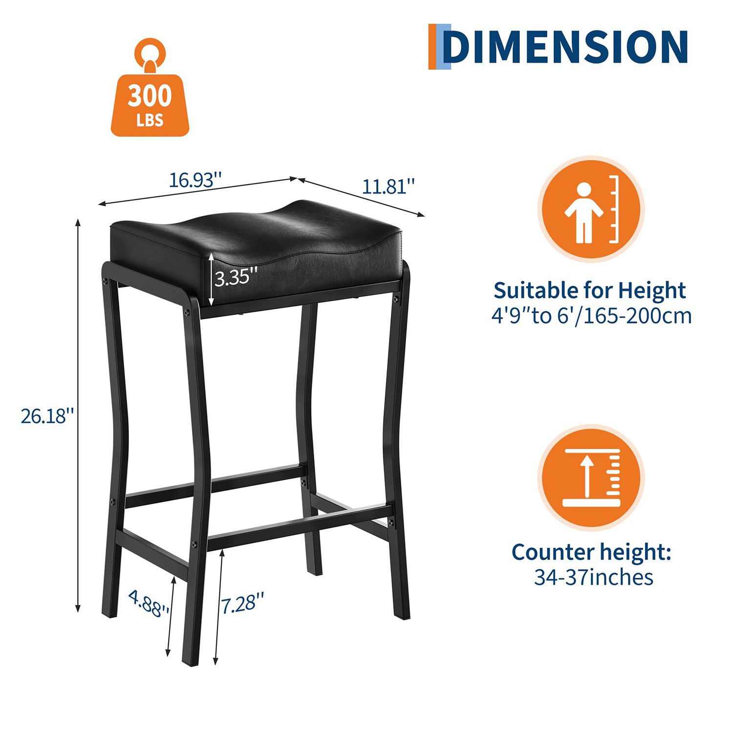 Counter Height Bar Stools Set  - Commercial Kitchen And Bar 评论和价格